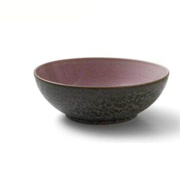 Bitz Salatschüssel 30 cm, Grau/Hellpink