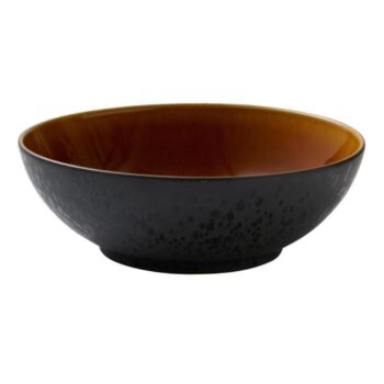 Bitz Salatschüssel 30 cm, Schwarz/Amber