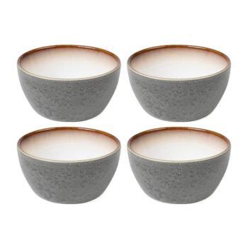 Snack bowls Ø 12 cm 4 pieces, grey / creme - Bitz