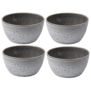Bitz Snackschale 14 cm, 4 Stück, Grau