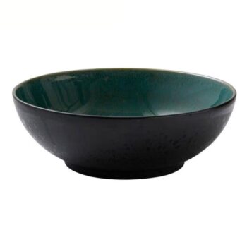 Bitz Salatschüssel 30 cm, Schwarz/Grün