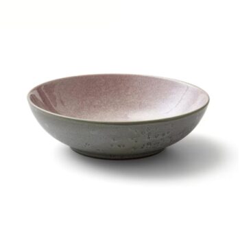 Bitz Salatschüssel 24 cm, Grau/Hellpink