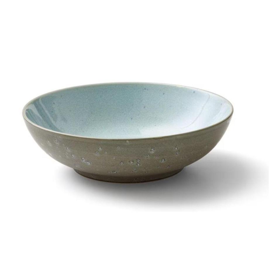 Salad bowl Ø 24 cm 1 piece, grey / light blue - Bitz