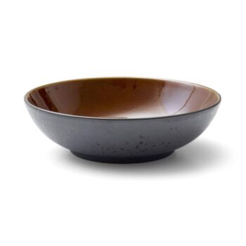 Bitz Salatschüssel 24 cm, Schwarz/Amber