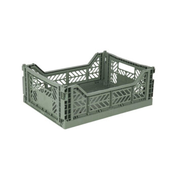 Folding box midi, almond green – Aykasa