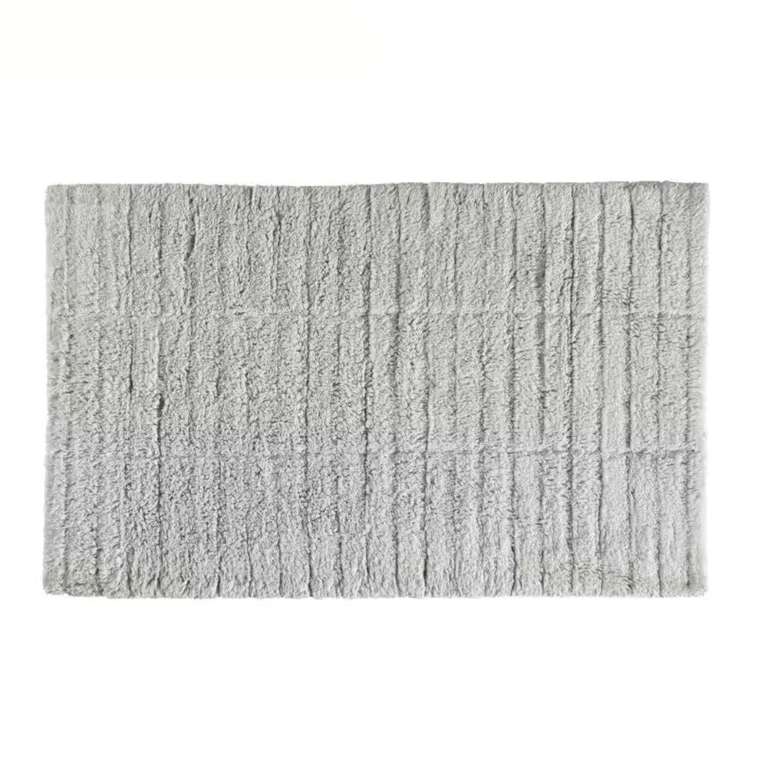 Zone Denmark Badteppich Tiles 50 x 80 cm, Pure Grey