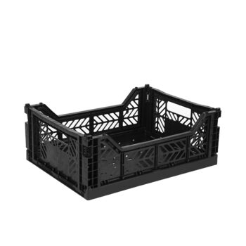 Aykasa Midibox Foldable Crate – Black