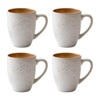 Bitz Kaffeetasse 300 ml, 4 Stück, Créme/Amber