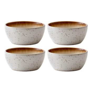 Bitz Snackschale 12 cm, 4 Stück, Crème/Beige