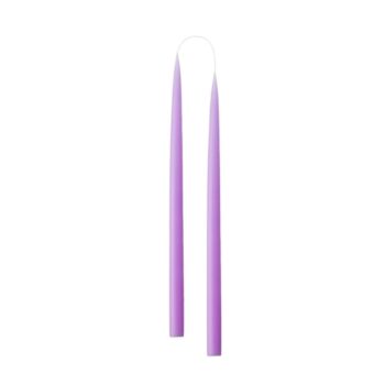 Pastel purple candles