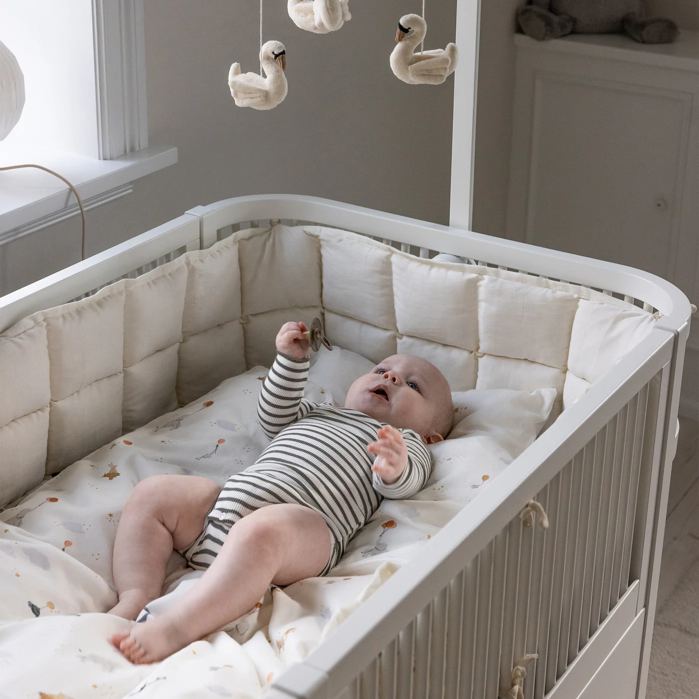 The Sebra Bed, Baby & Junior, white - Sebra