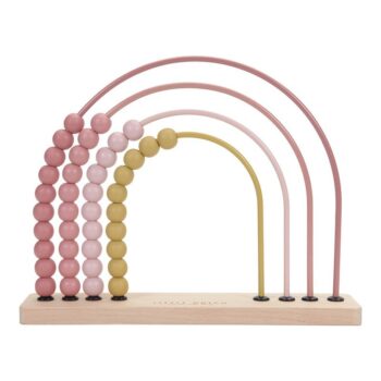Rainbow Abacus pink - Little Dutch
