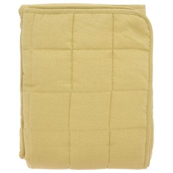 yellow quilt blanket