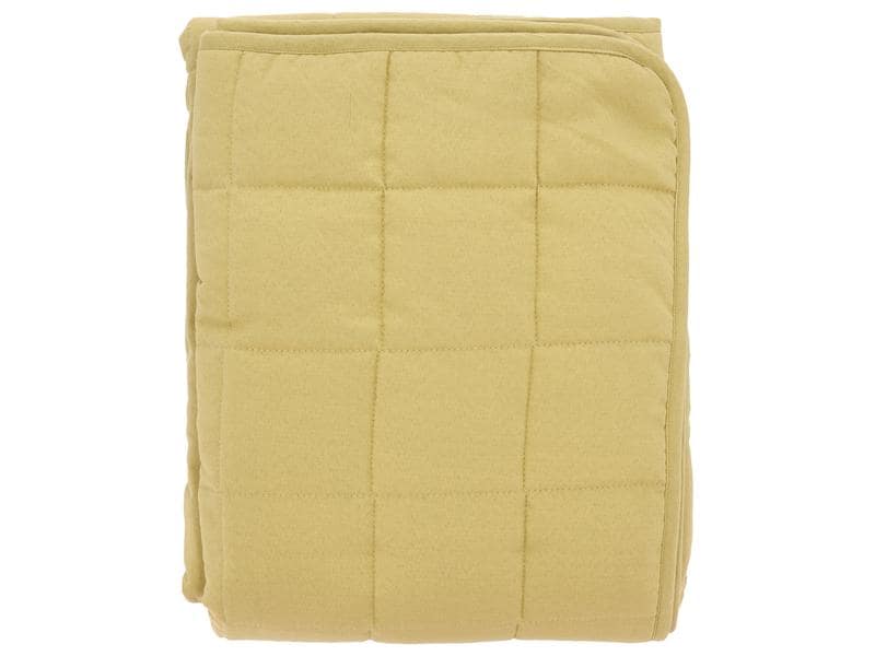 yellow quilt blanket