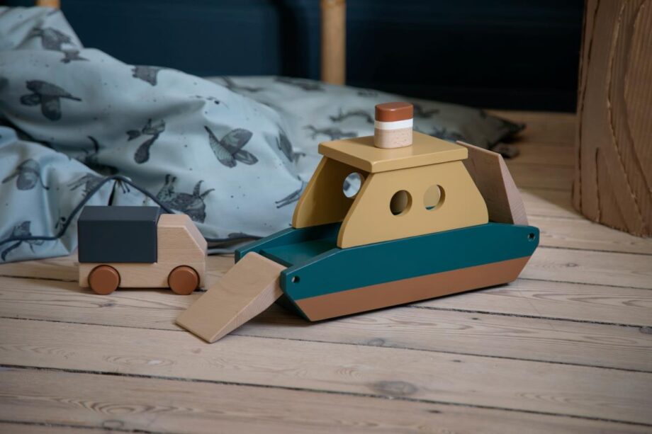 wooden ferry truck