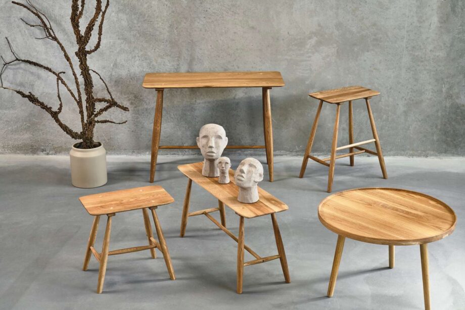 Bench 90 x 28 cm, natural - Villa Collection