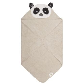 panda towel baby