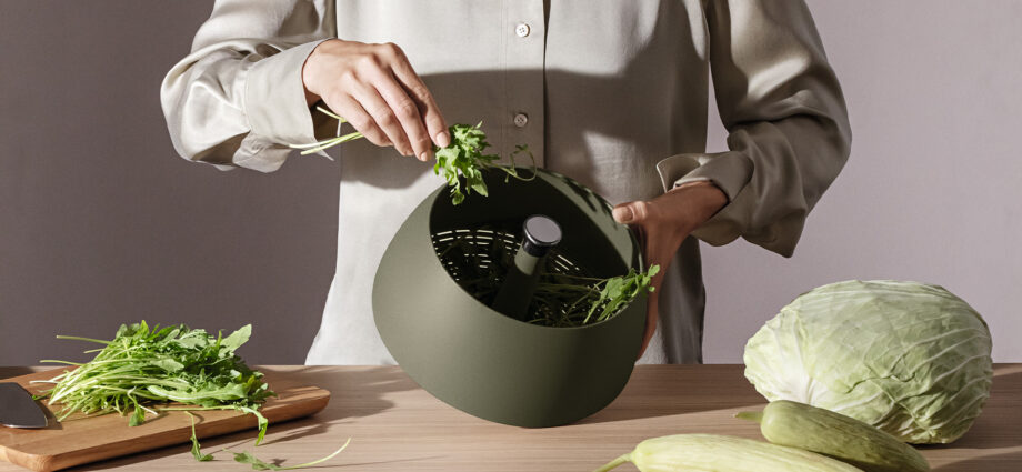 green tools salad spinner