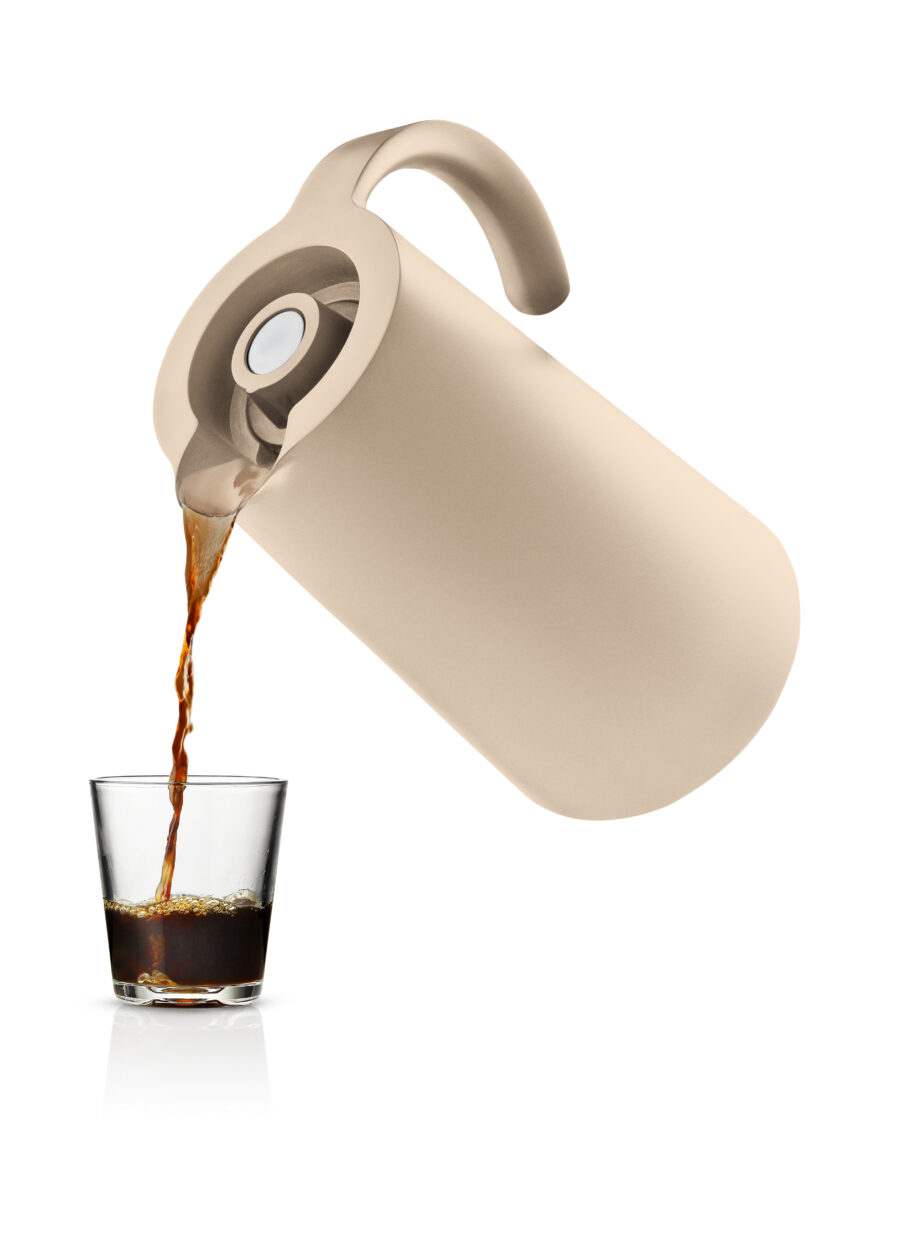 Rise vacuum jug 1l Soft beige - Eva Solo