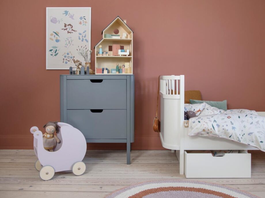 changing table grey sebra