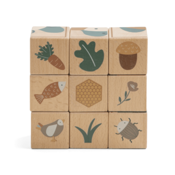 Würfel-Puzzle aus Holz