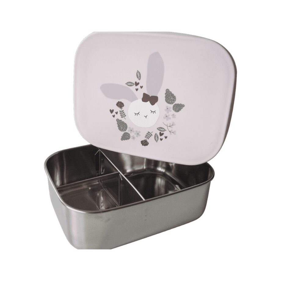 lunch box rabbit rose