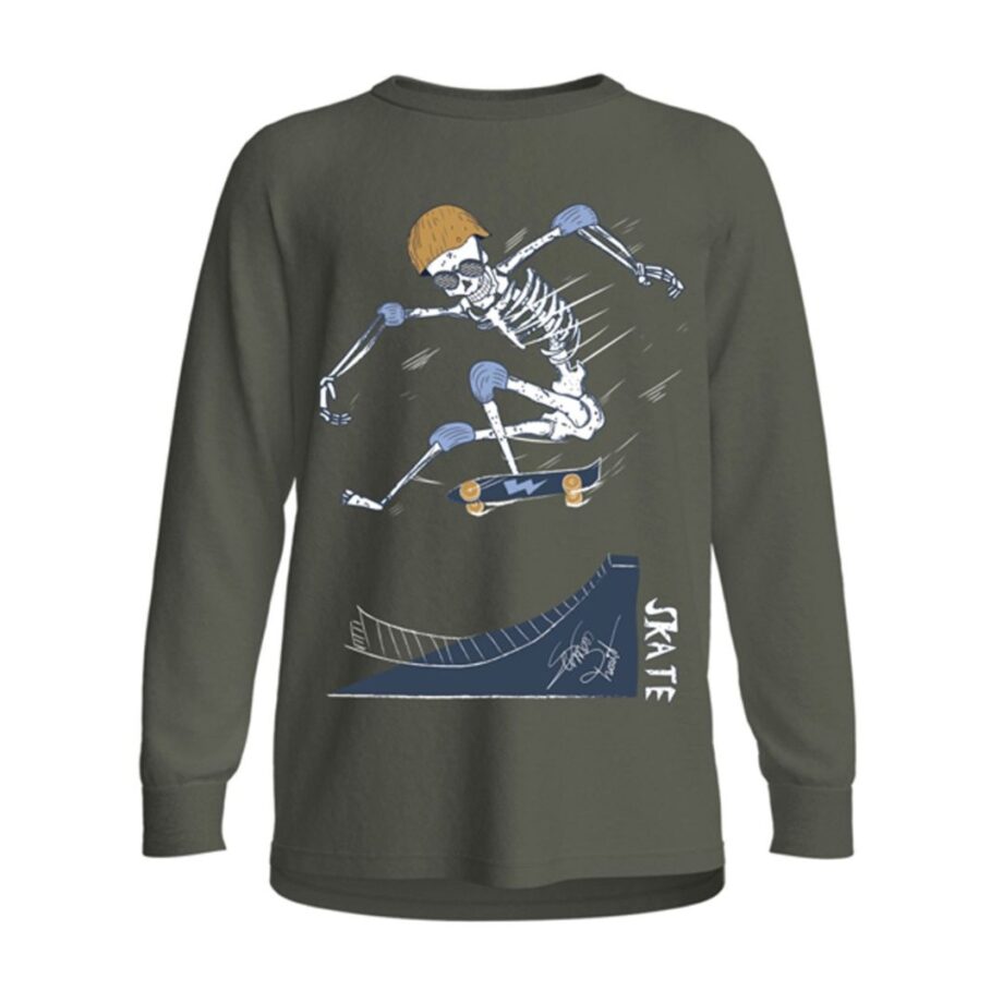 Skeleton skating shirt name It