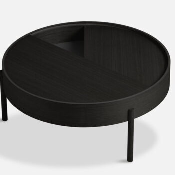 Arc coffee table black large