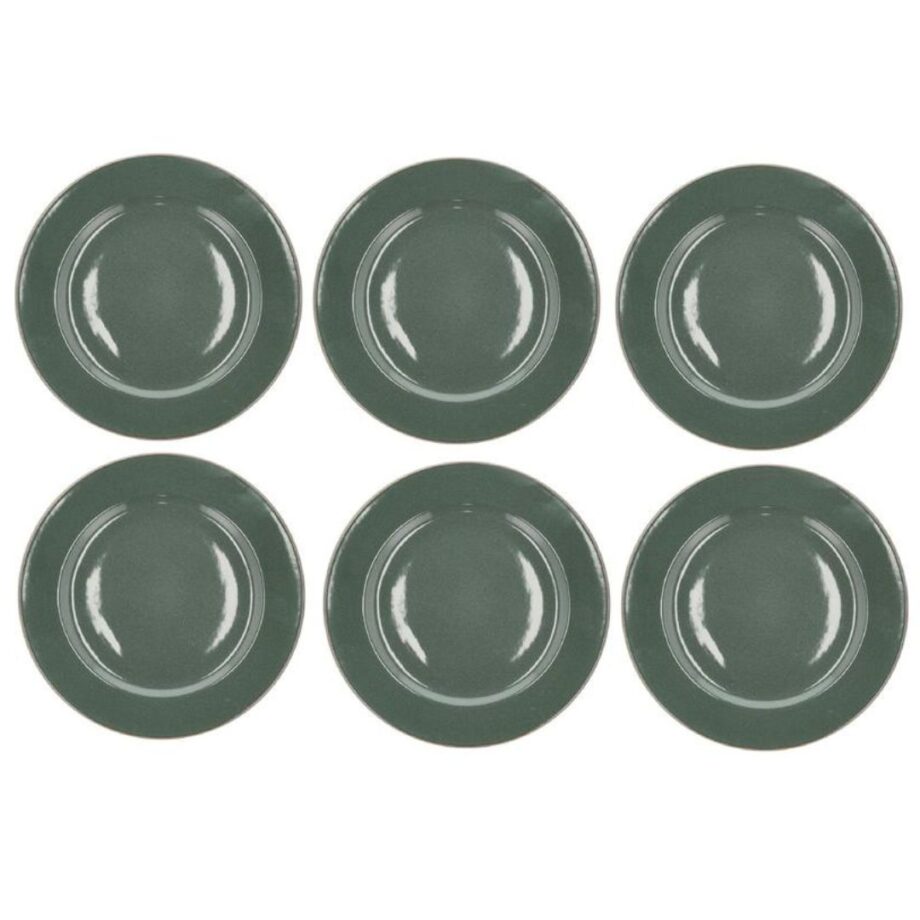 Bitz breakfast plates green 6