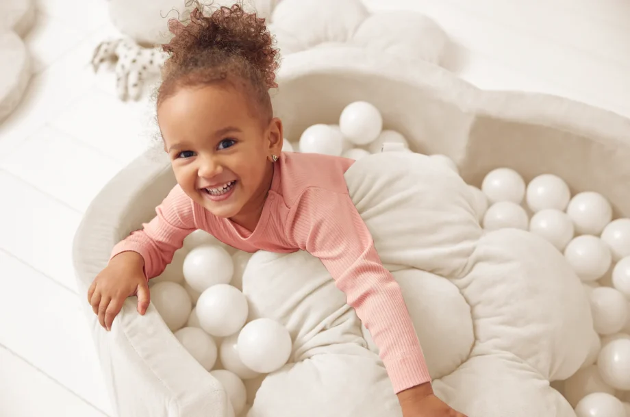 Ball Pit Flower Creme 100 x 30 cm - Kidkii