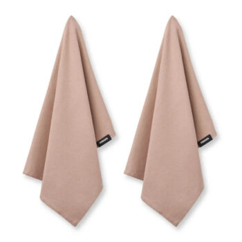 Organic tea towel, 2 pack Latte - Humdakin
