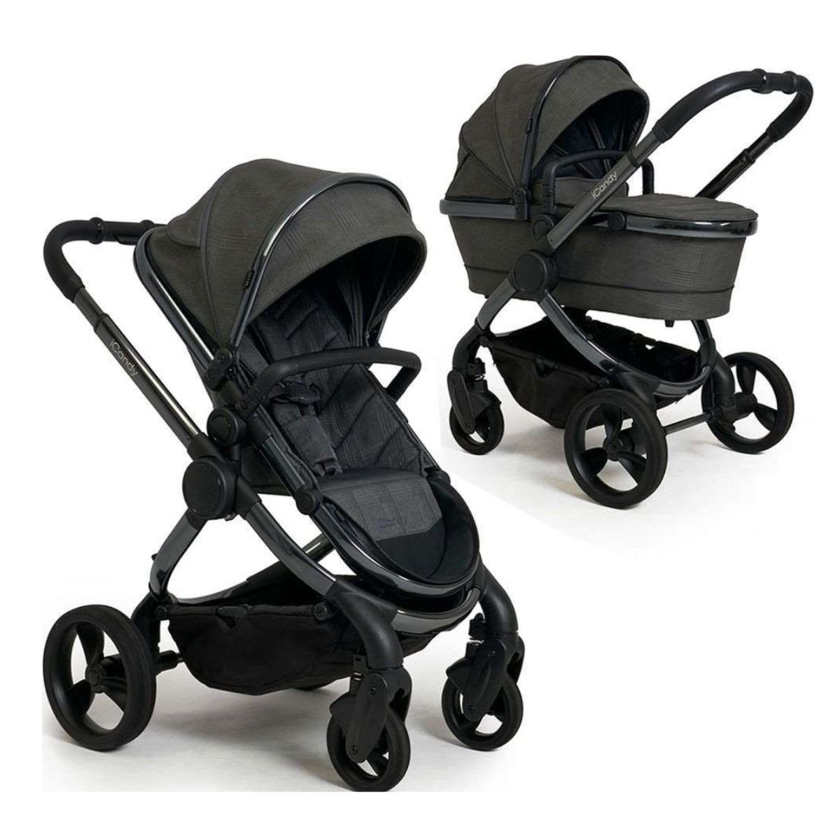 Stroller Peach 6 Combo, Phantom Dark Grey