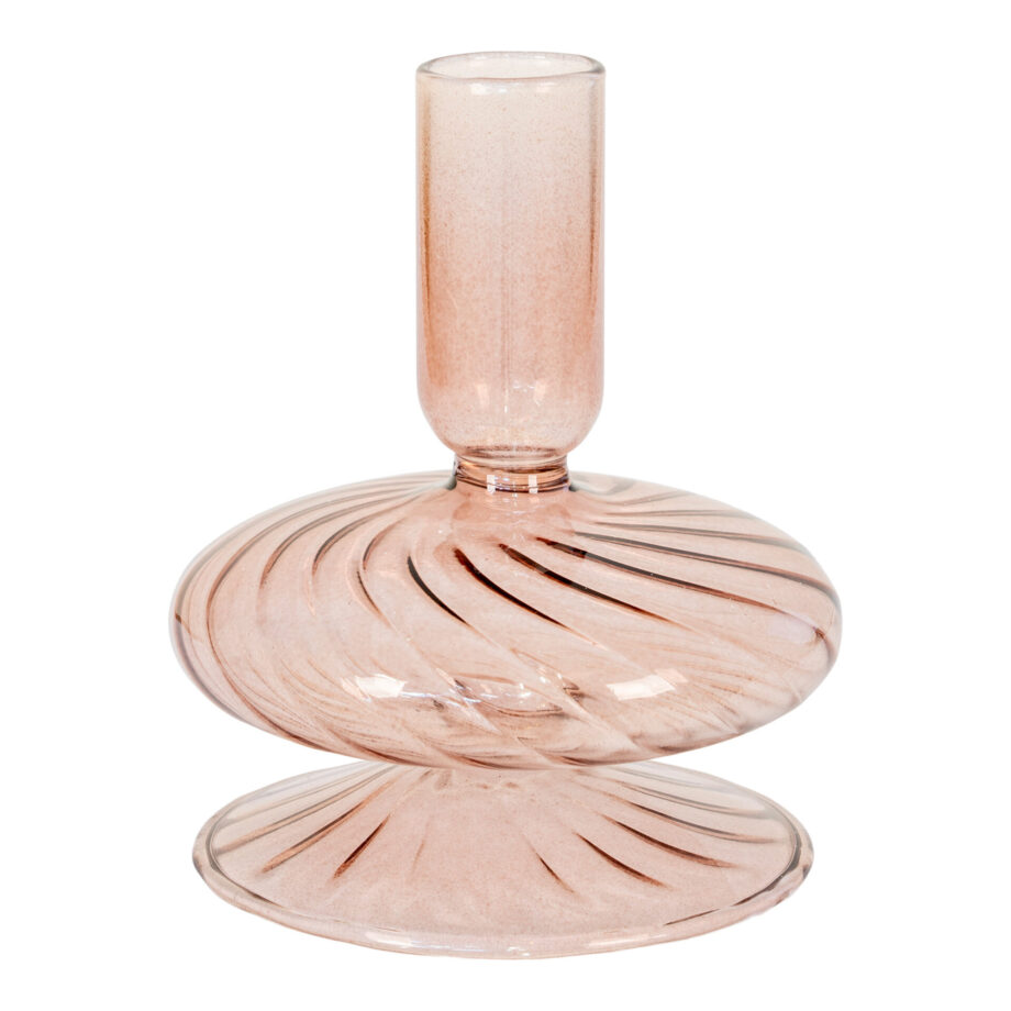 Candleholder glass house nordic