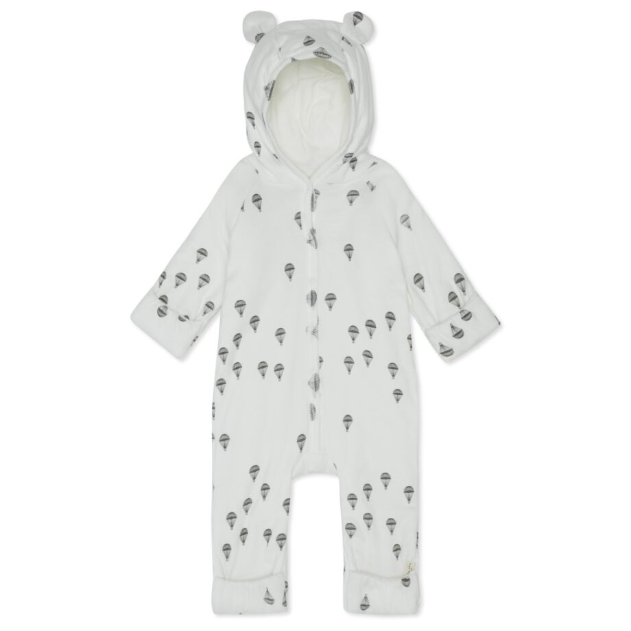 Parachute onesie hood