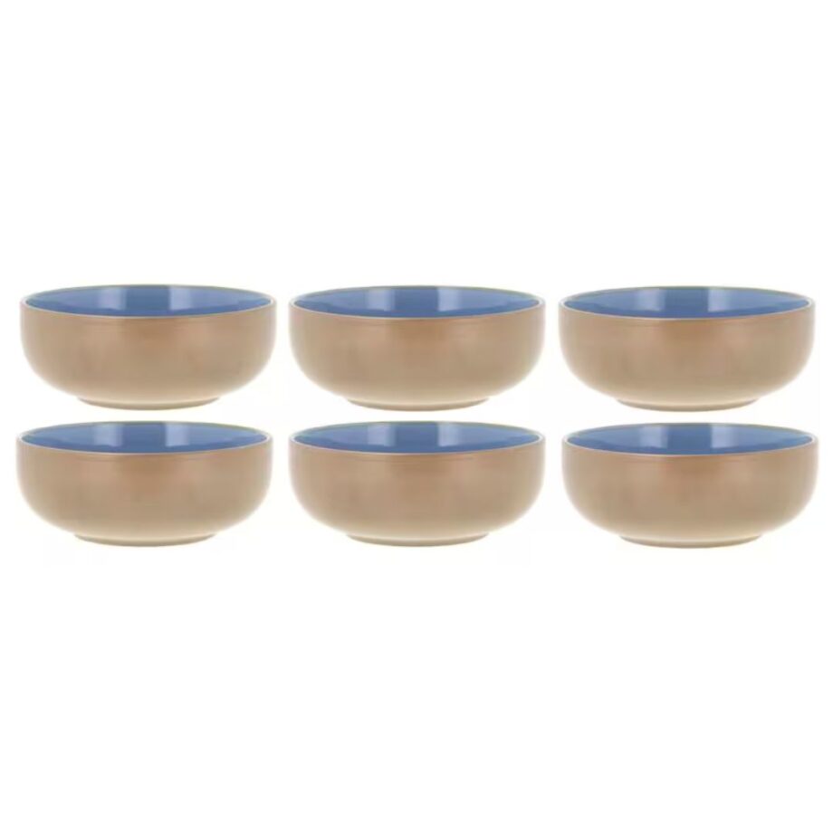 Wood blue bitz bowls