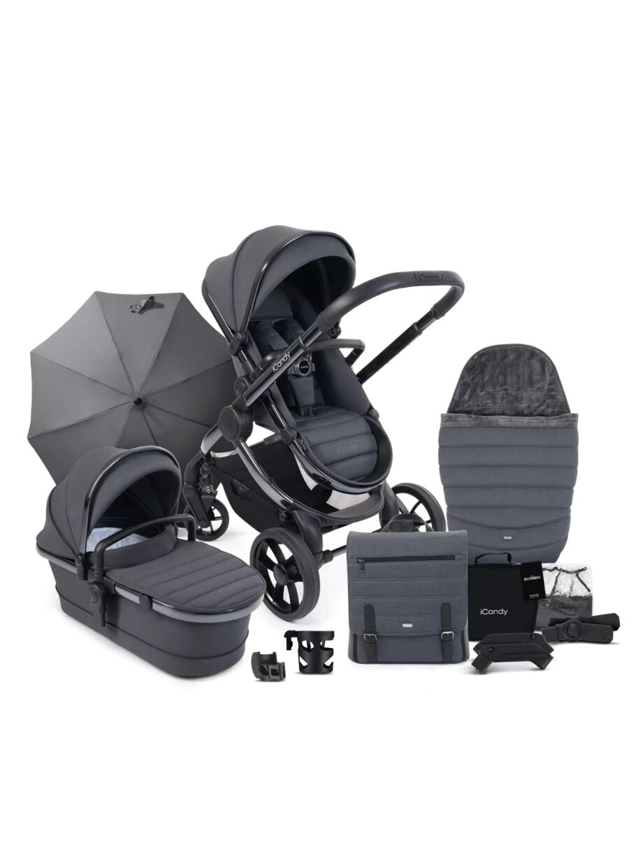 Icandy stroller grey