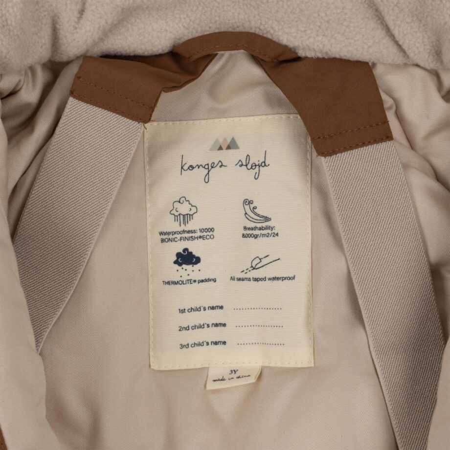 Nohr Snowsuit Pecan Pie - Konges Sløjd