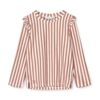 UV Swim Shirt Stripe Tuscany Rose - Liewood