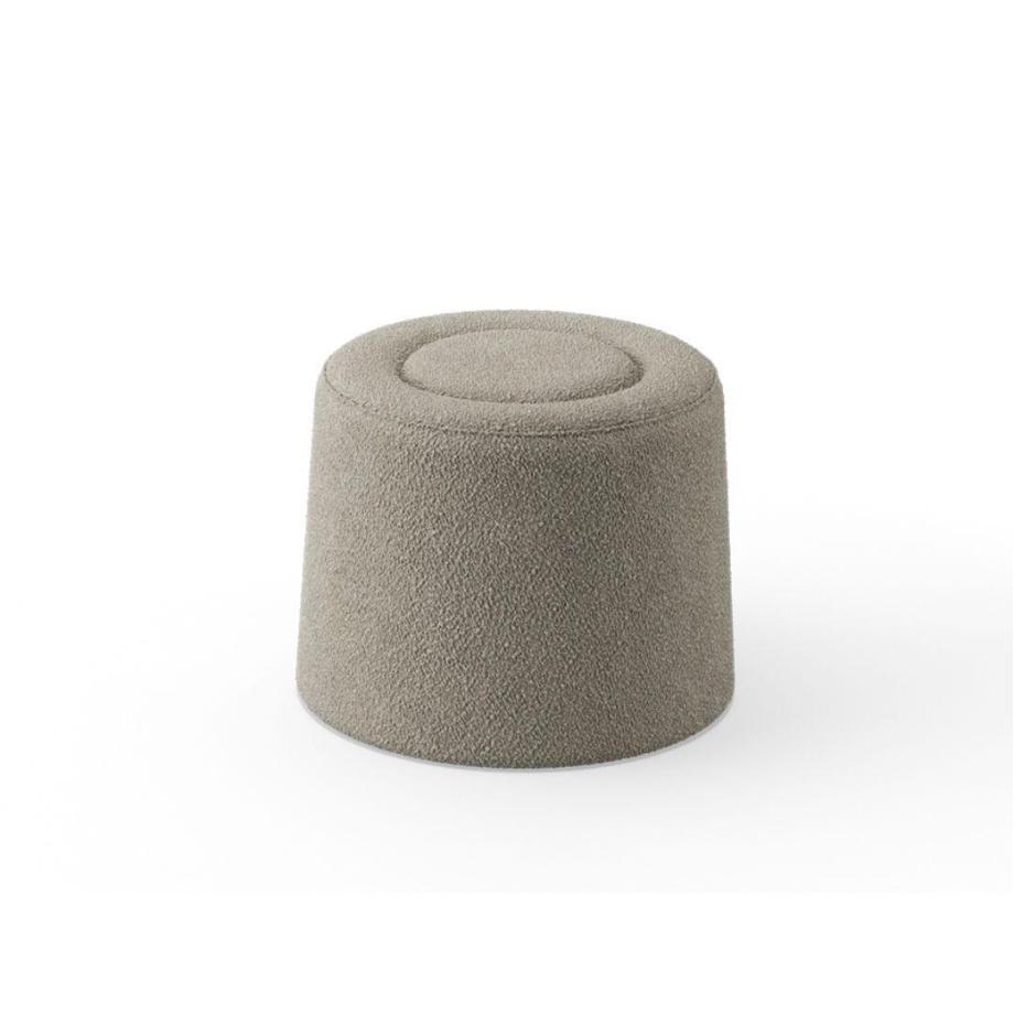 PRALINE POUF (Ø52 CM) - NATURAL BOUCLÉ