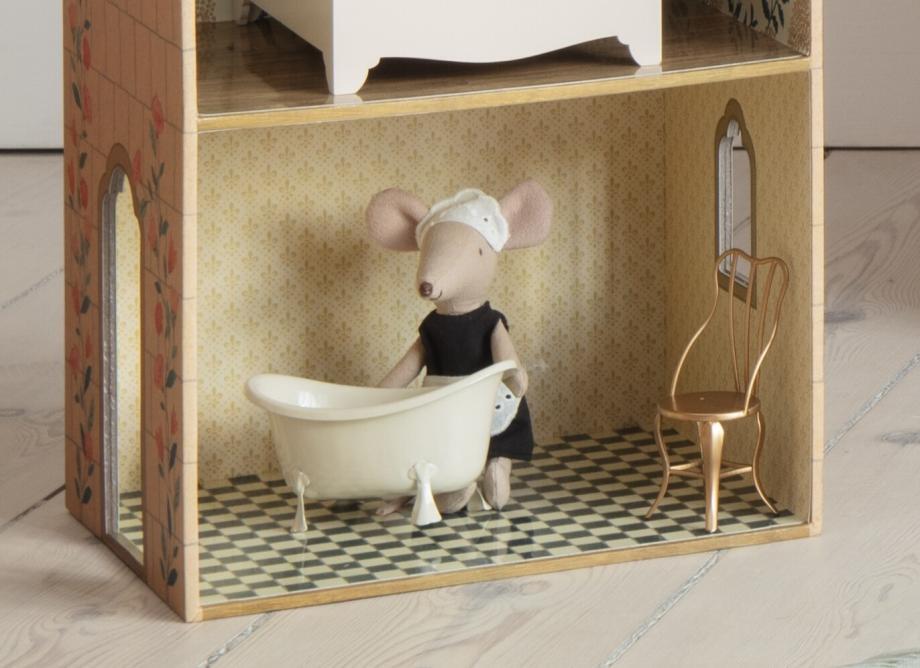 Maileg Miniatur Badewanne für Maus - Weiß