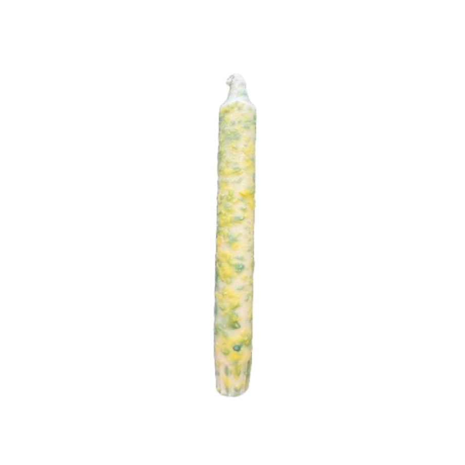 Taper Candles- Rainbow Confetti Lemon