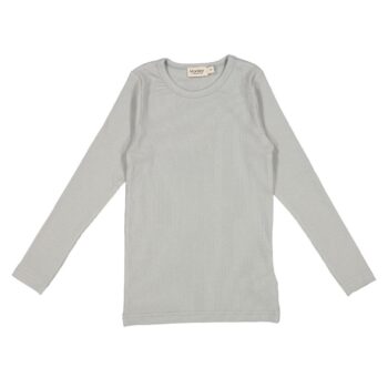 Fine rib chalk shirt marmar modal