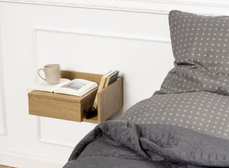 Bedside Table Ashlan, Nature - AC Design