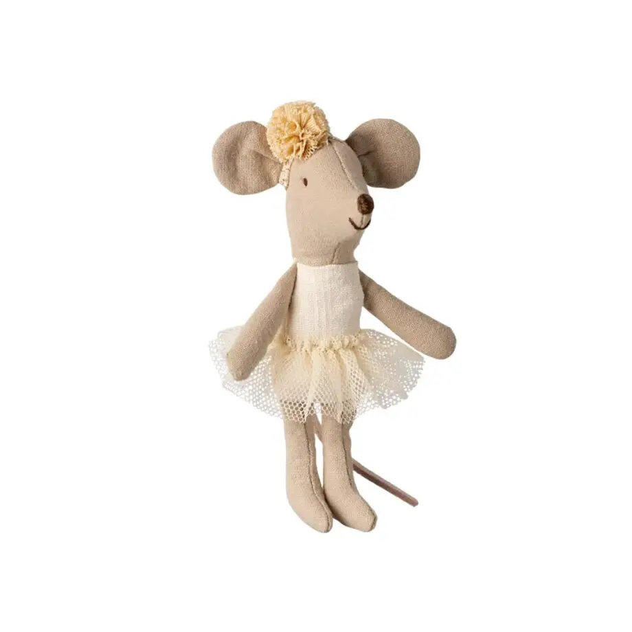 Ballerina mouse, Little sister - Off white