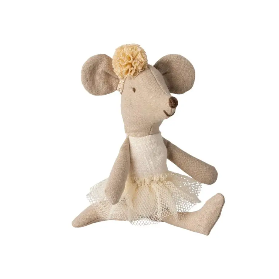 Ballerina mouse, Little sister - Off white