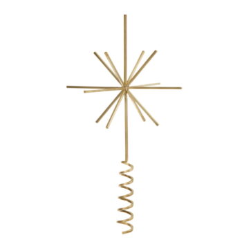 Brass Christmas Tree Top Star