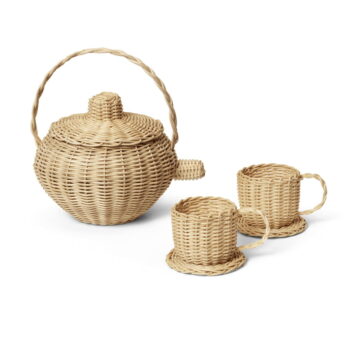 Rattan Tea Set - Natural