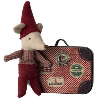 Christmas mouse, Baby in suitcase - Maileg