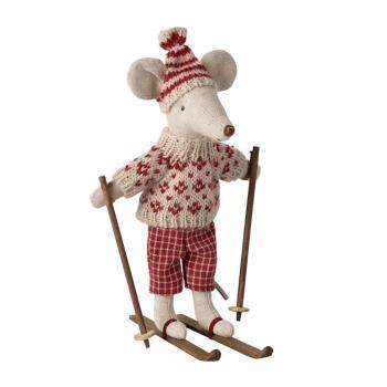 Ski mom mouse maileg