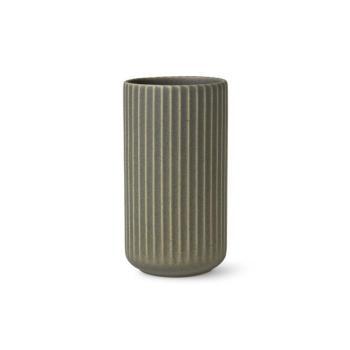 Lyngby Vase olive green